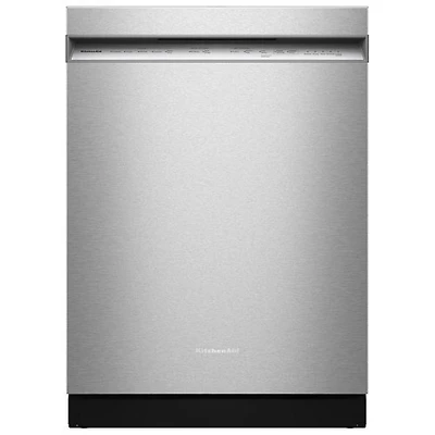 Boîte ouverte - Lave-vaisselle encastrable 24 po 47 dB avec cuve en acier inoxydable et troisième panier de KitchenAid (KDFS224SPS) - Acier inoxydable - Parfait état