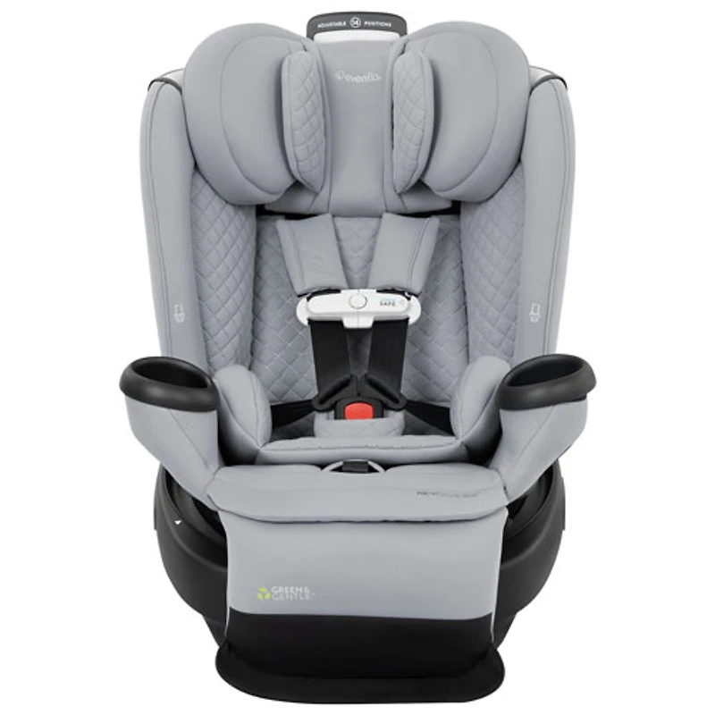 Evenflo Gold Revolve360 Extend Rotational 3-in-1 High-Back Convertible Booster Car Seat - Quartz Grey