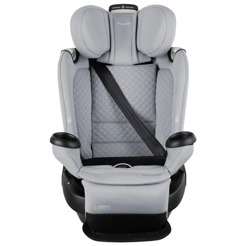 Evenflo Gold Revolve360 Extend Rotational 3-in-1 High-Back Convertible Booster Car Seat - Quartz Grey