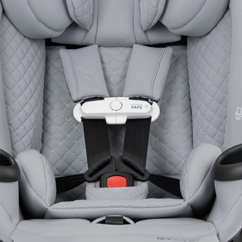 Evenflo Gold Revolve360 Extend Rotational 3-in-1 High-Back Convertible Booster Car Seat - Quartz Grey