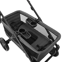 Evenflo OmniCrew 3-in1 Double Stroller Wagon - Oyster Grey
