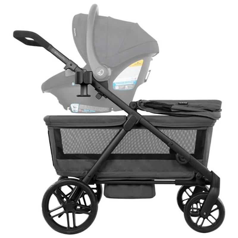 Evenflo OmniCrew 3-in1 Double Stroller Wagon - Oyster Grey