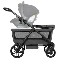 Evenflo OmniCrew 3-in1 Double Stroller Wagon - Oyster Grey
