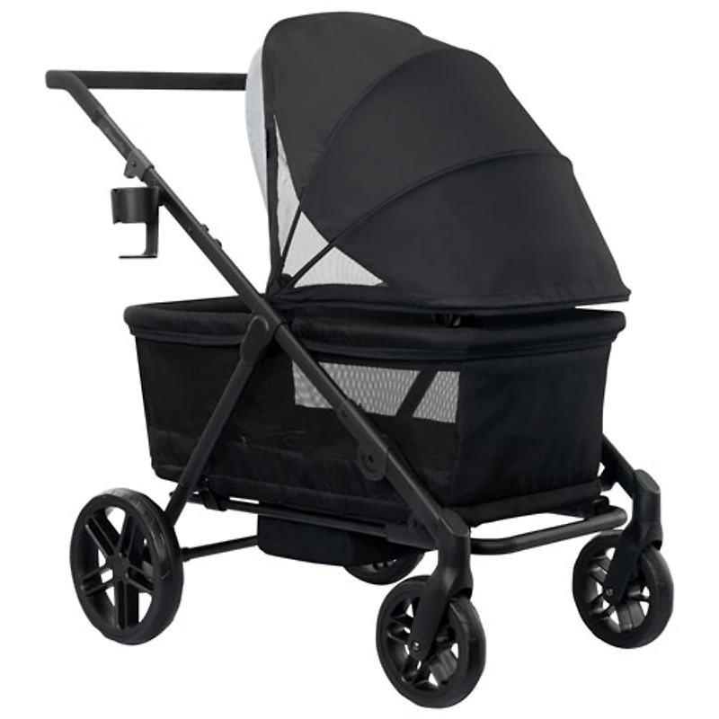 Chariot poussette double 3-en-1 Omni Crew d'Evenflo - Noir réglisse