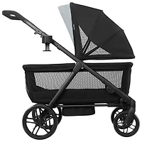 Chariot poussette double 3-en-1 Omni Crew d'Evenflo - Noir réglisse