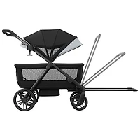 Chariot poussette double 3-en-1 Omni Crew d'Evenflo - Noir réglisse