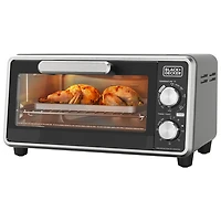Black & Decker Crisp 'N Bake Pro 4-Slice Air Fry Toaster Oven - Black