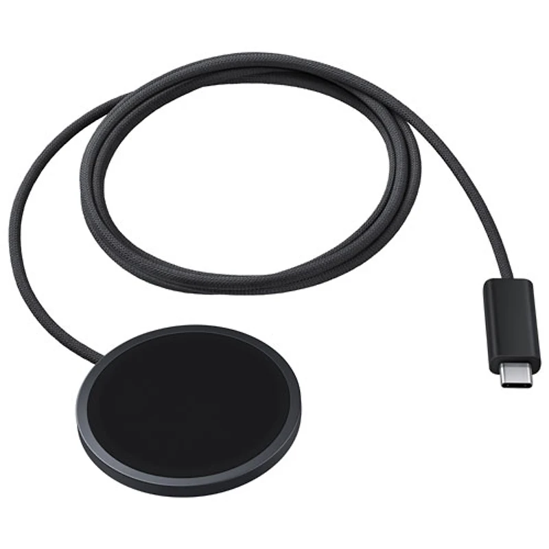 Chargeur sans fil magnétique de 25 W Qi2 de Samsung avec adaptateur d'alimentation de 45 W - Gris foncé