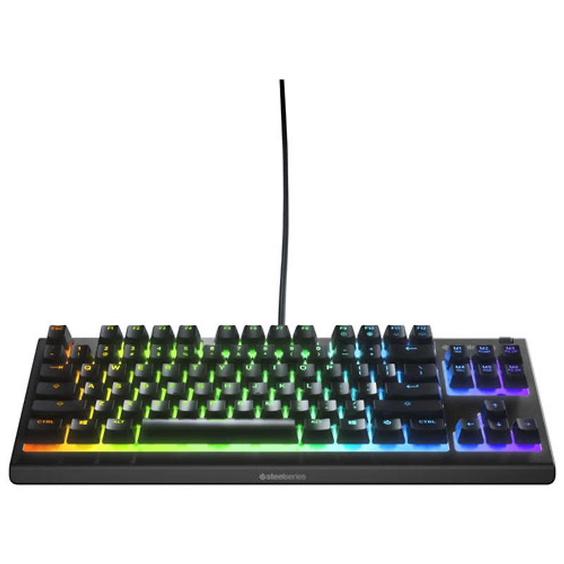 SteelSeries Apex 3 TKL Backlit Mechanical Tactile Ergonomic Gaming Keyboard - English