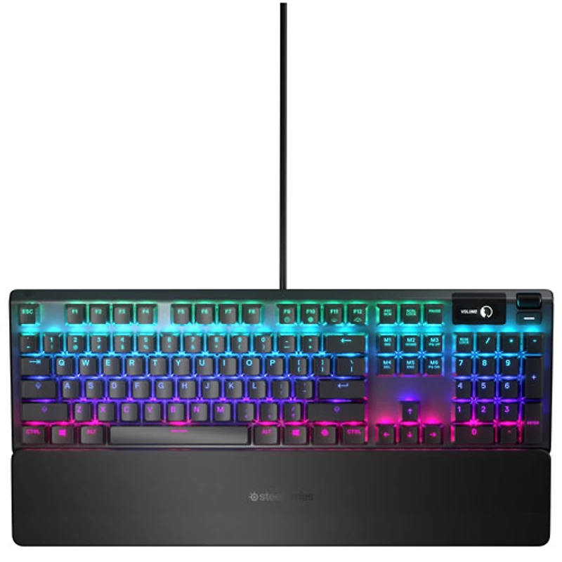 SteelSeries Apex 5 Full-Size Backlit Mechanical Tactile Ergonomic Gaming Keyboard - English