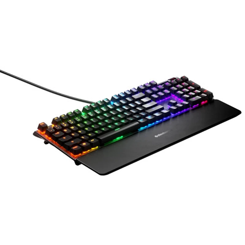 SteelSeries Apex 5 Full-Size Backlit Mechanical Tactile Ergonomic Gaming Keyboard - English