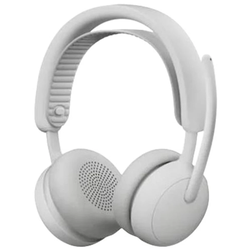 Logitech Zone Wireless 2 ES On-Ear Noise Cancelling Bluetooth Headset - Off-White