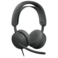 Logitech Zone Wired 2 On-Ear Noise Cancelling Headset (981-001608) - Graphite