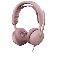 Logitech Zone Wired 2 On-Ear Noise Cancelling Headset - Rose