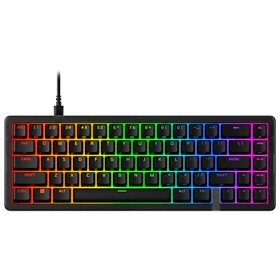 HyperX Origins 2 65 Backlit Mechanical Linear Ergonomic 65% Gaming Keyboard - Black - English