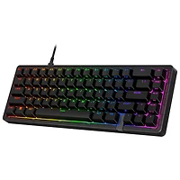Clavier de jeu mécanique 65 % linéaire ergonomique rétroéclairé Origins 2 65 de HyperX - Noir - Anglais