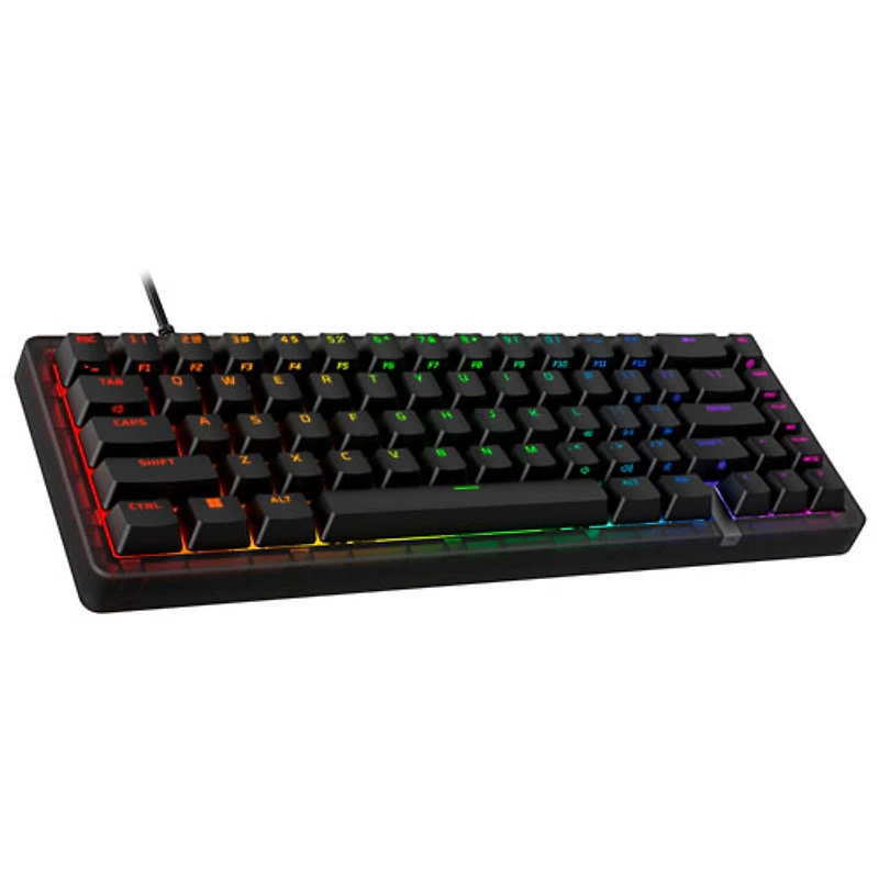 HyperX Origins 2 1800 Backlit Mechanical Linear Ergonomic Full-Size Gaming Keyboard - Black - English