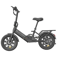 Blutron EB350F V2 Foldable Electric City Bike (350W Motor / 33km Battery Range / 32km/h Top Speed) - Black - Exclusive Retail Partner