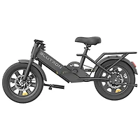Blutron EB350F V2 Foldable Electric City Bike (350W Motor / 33km Battery Range / 32km/h Top Speed) - Black - Exclusive Retail Partner