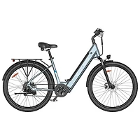 Vélo électrique de transport SC5 de Blutron (moteur 500 W/autonomie maximale 75 km/vitesse maximale 32 km/h) - Bleu ciel