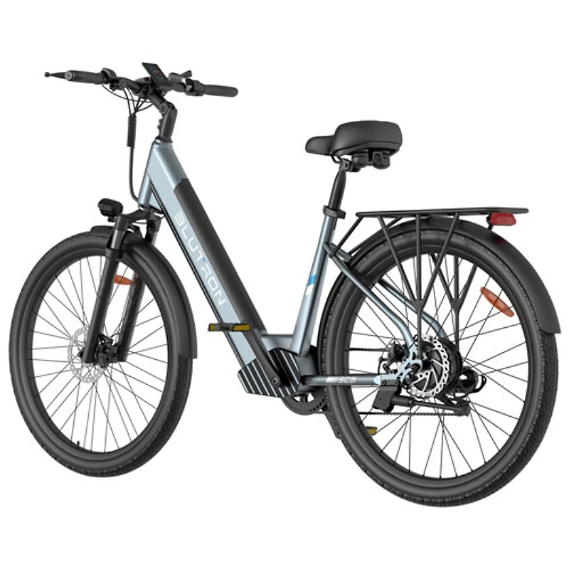 Vélo électrique de transport SC5 de Blutron (moteur 500 W/autonomie maximale 75 km/vitesse maximale 32 km/h) - Bleu ciel