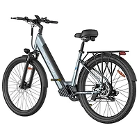 Vélo électrique de transport SC5 de Blutron (moteur 500 W/autonomie maximale 75 km/vitesse maximale 32 km/h) - Bleu ciel