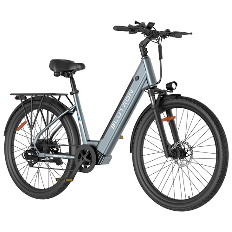 Vélo électrique de transport SC5 de Blutron (moteur 500 W/autonomie maximale 75 km/vitesse maximale 32 km/h) - Bleu ciel
