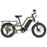 Vélo électrique de transport SCG5 de Blutron (moteur 500 W/autonomie maximale 90 km/vitesse maximale 32 km/h) - Vert olive