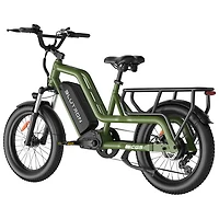 Vélo électrique de transport SCG5 de Blutron (moteur 500 W/autonomie maximale 90 km/vitesse maximale 32 km/h) - Vert olive