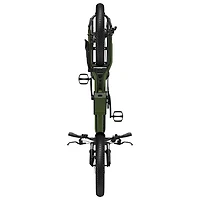 Vélo électrique de transport SCG5 de Blutron (moteur 500 W/autonomie maximale 90 km/vitesse maximale 32 km/h) - Vert olive