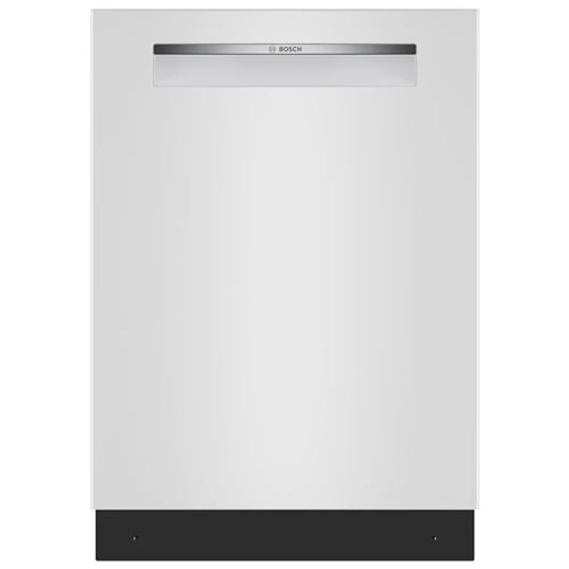 Lave-vaisselle à commandes sur le dessus, Zone Wash, PureDry et 3e panier de 24 po 46 dB série 300 de Bosch - Energy Star (SHP53EM2N) - Blanc