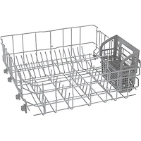 Lave-vaisselle à commandes sur le dessus, Zone Wash, PureDry et 3e panier de 24 po 46 dB série 300 de Bosch - Energy Star (SHP53EM2N) - Blanc
