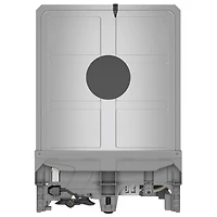 Lave-vaisselle à commandes avant, PureDry Precision, bas gicleur et 2 paniers de 24 po 52 dB série 100 de Bosch (SHE2ADF2) - Blanc