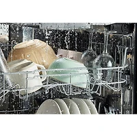 Lave-vaisselle encastrable 24 po 47 dB avec cuve en acier et troisième panier de Whirlpool (WDTF5024SZ) - Acier inoxydable