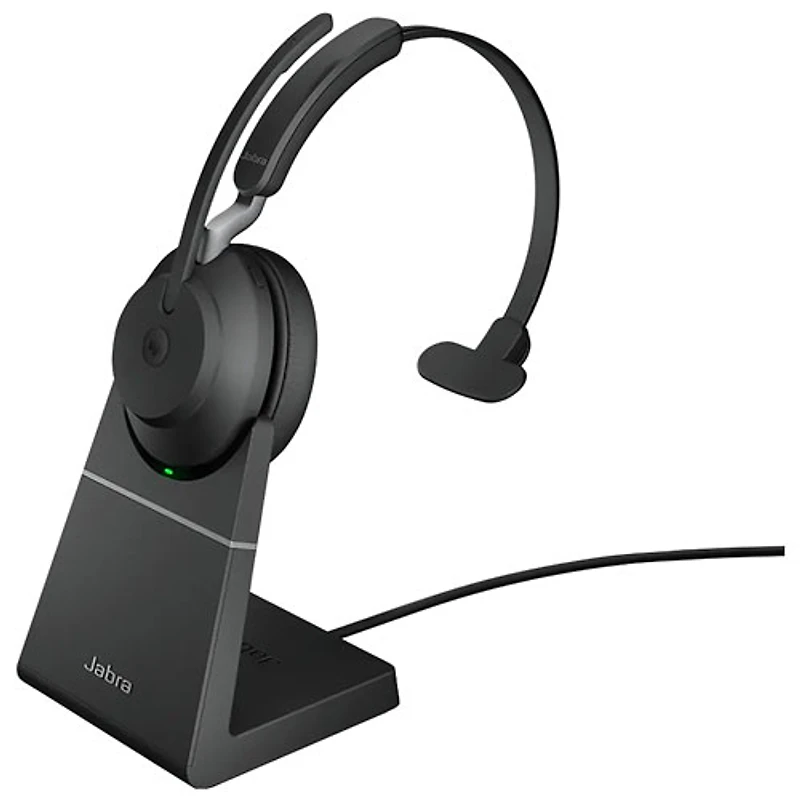Jabra Evolve2 65 On-Ear Noise Cancelling Bluetooth Headset with Microphone