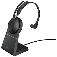 Jabra Evolve2 65 On-Ear Noise Cancelling Bluetooth Headset with Microphone