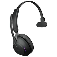 Jabra Evolve2 65 On-Ear Noise Cancelling Bluetooth Headset with Microphone - Black