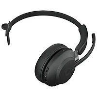Jabra Evolve2 65 On-Ear Noise Cancelling Bluetooth Headset with Microphone - Black