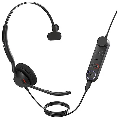 Jabra Engage 50 II On-Ear Noise Cancelling Headset with Microphone - Black