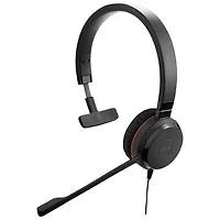 Jabra Evolve 30 II Stereo / Mono On-Ear Headset with Microphone - Black