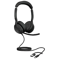 Jabra Evolve2 50 On-Ear Noise Cancelling Headset (Jabra 25069-989-899)