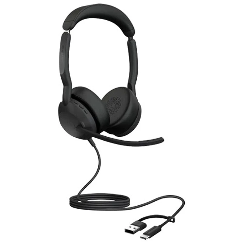 Jabra Evolve2 50 On-Ear Noise Cancelling Bluetooth Headset (Jabra 25089-989-799)