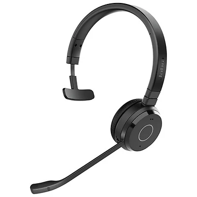 Jabra Evolve 65 TE On-Ear Noise Cancelling Bluetooth Headset with Microphone