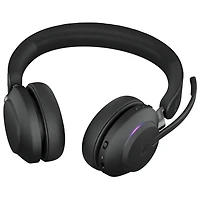 Casque d'écoute Bluetooth à suppression du bruit Evolve2 65 de Jabra (26599-999-999-01)