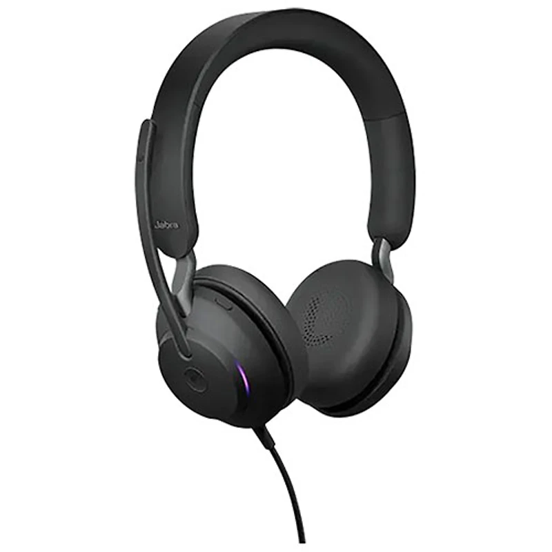 Jabra Evolve2 40 SE On-Ear Sound Isolating Headset (24189-999-799-01) - Black