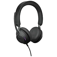 Jabra Evolve2 40 SE On-Ear Sound Isolating Headset (24189-999-799-01) - Black