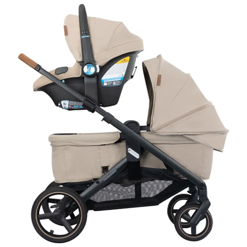 Evenflo Transformer Modular Travel System with LiteMax NXT Infant Car Seat - Beige