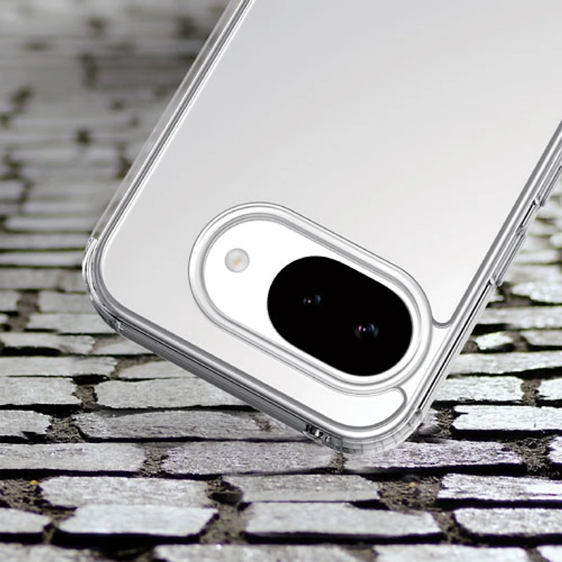 Étui rigide ajusté de Tuff8 pour Pixel 10A - Transparent