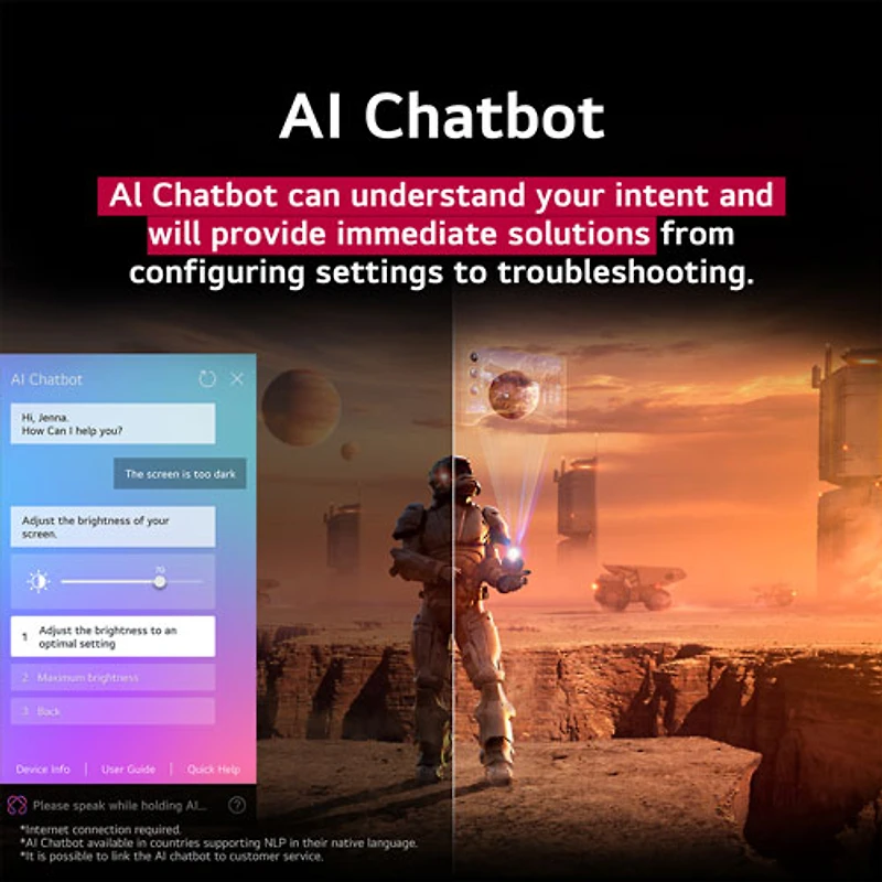 LG 86" QNED70 4K UHD HDR QNED webOS Smart TV (86QNED70AUA.ACC) - 2025