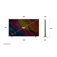 LG 86" QNED70 4K UHD HDR QNED webOS Smart TV (86QNED70AUA.ACC) - 2025